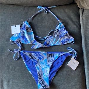 Tie string bikini dvf + onia new with tags